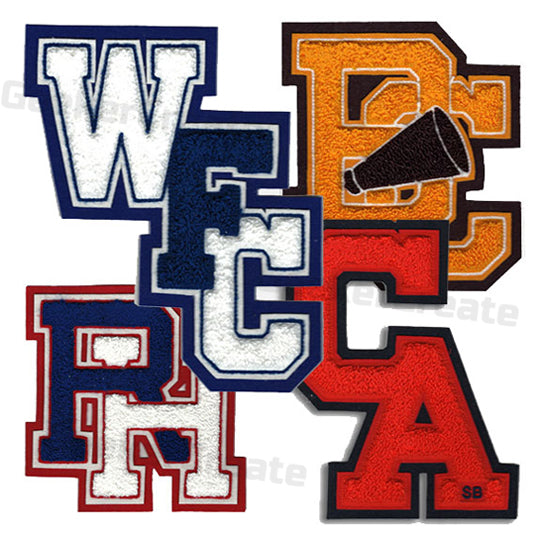 Chenille Letters Custom Chenille Iron On Patches Wholesale Large