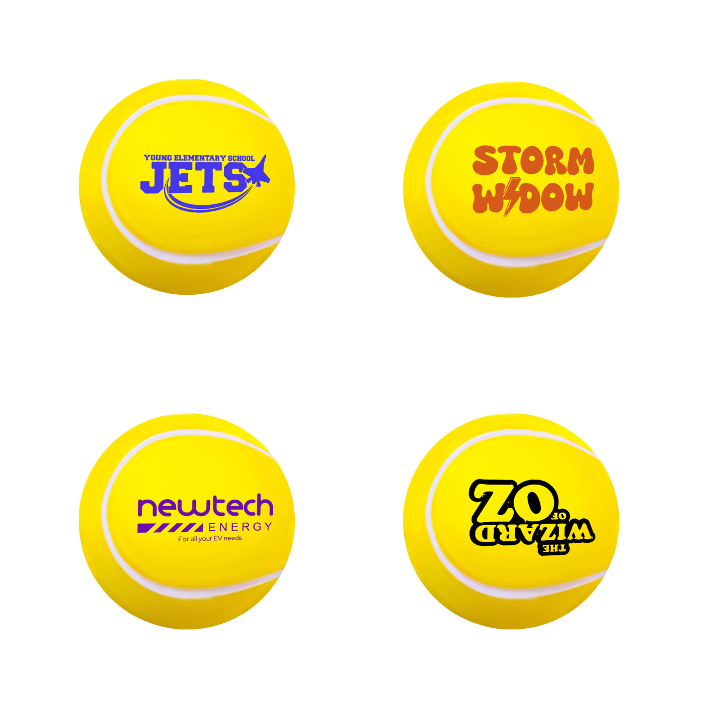 Custom Logo Mini Promo Squeezies Sports Ball Baseball Stress Reliever