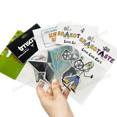Custom Air Fresheners Car Scented Paper Air Freshener Gifts For Guest