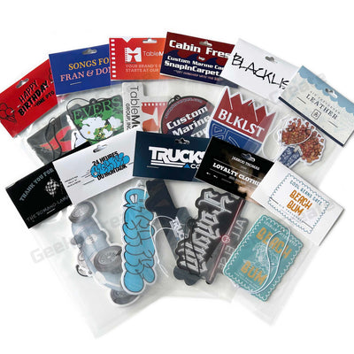 Custom Air Freshener Car Paper Air Fresheners With Logo Image For Gifts