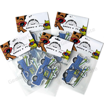 Custom Air Fresheners Car Hanging Scented Paper Freshener With Logo For Business