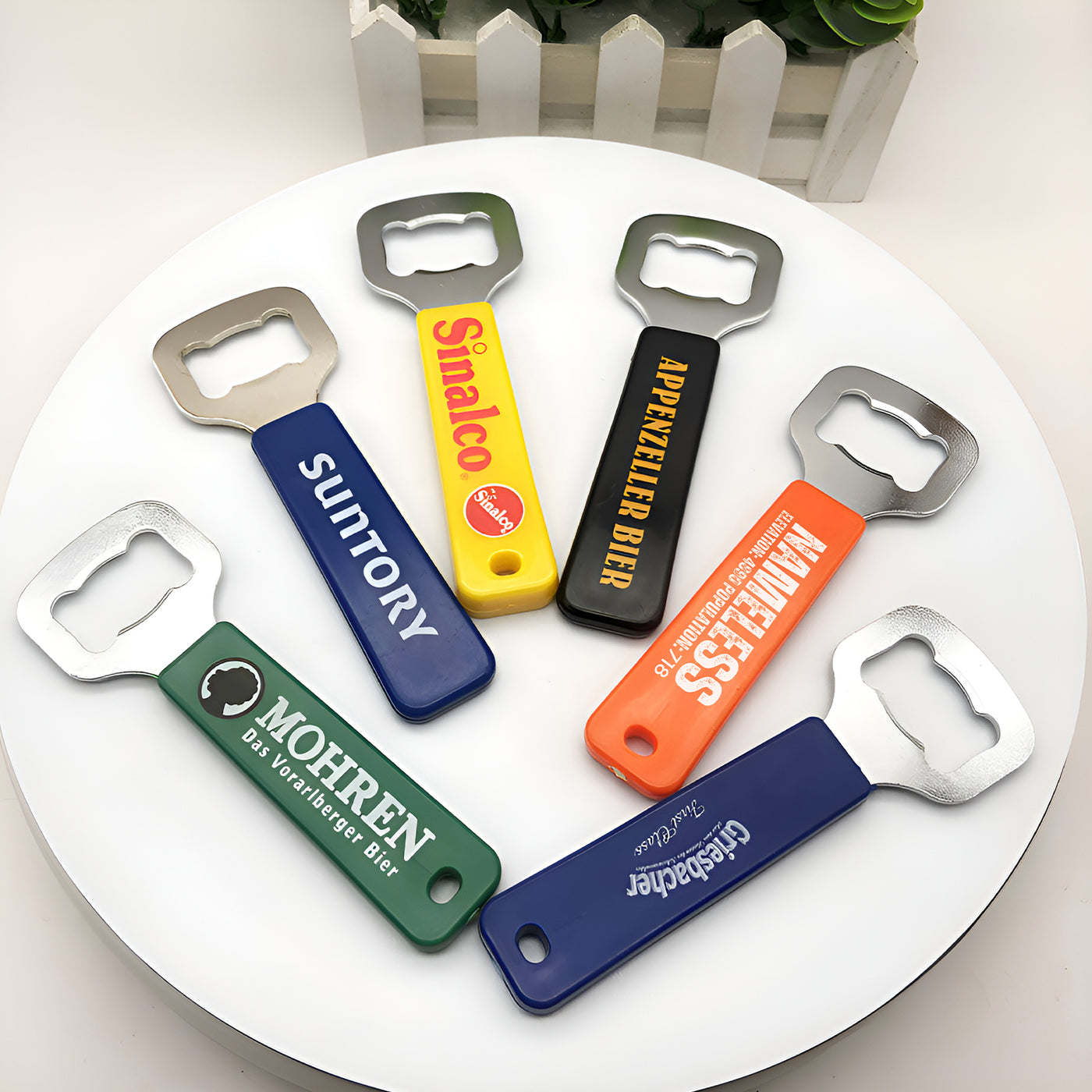 Bulk Custom Logo Promotional Printed Metal Bottle Openers For Bar