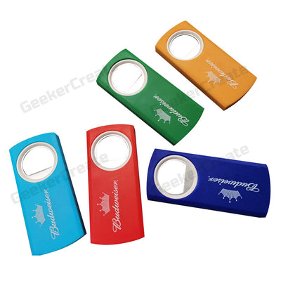 Personalized Printed Brand Logo Plastic Bottle Opener For Business