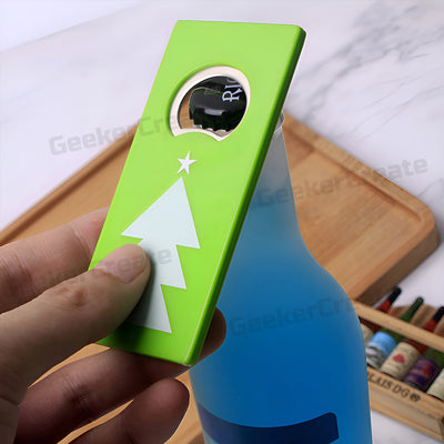 Personalized Card Shape Plastic Printed Bottle Opener For Promotion