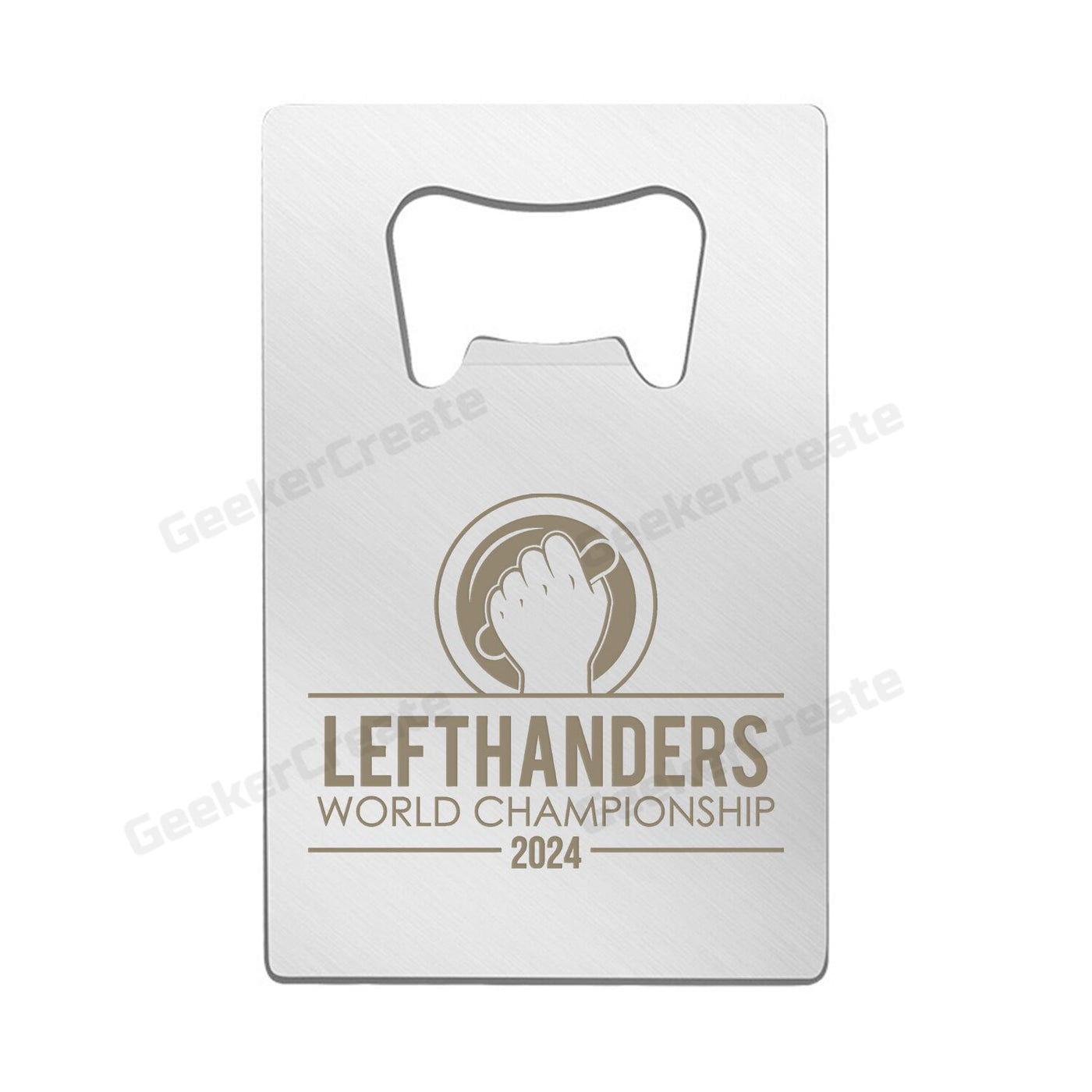 Custom Laser Engraved Credit Card Bottle Opener Stainless Steel Beer Openers