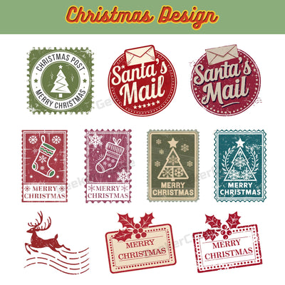 Custom Christmas Motel Key Tag Santa Claus Post Retro Hotel Keychain