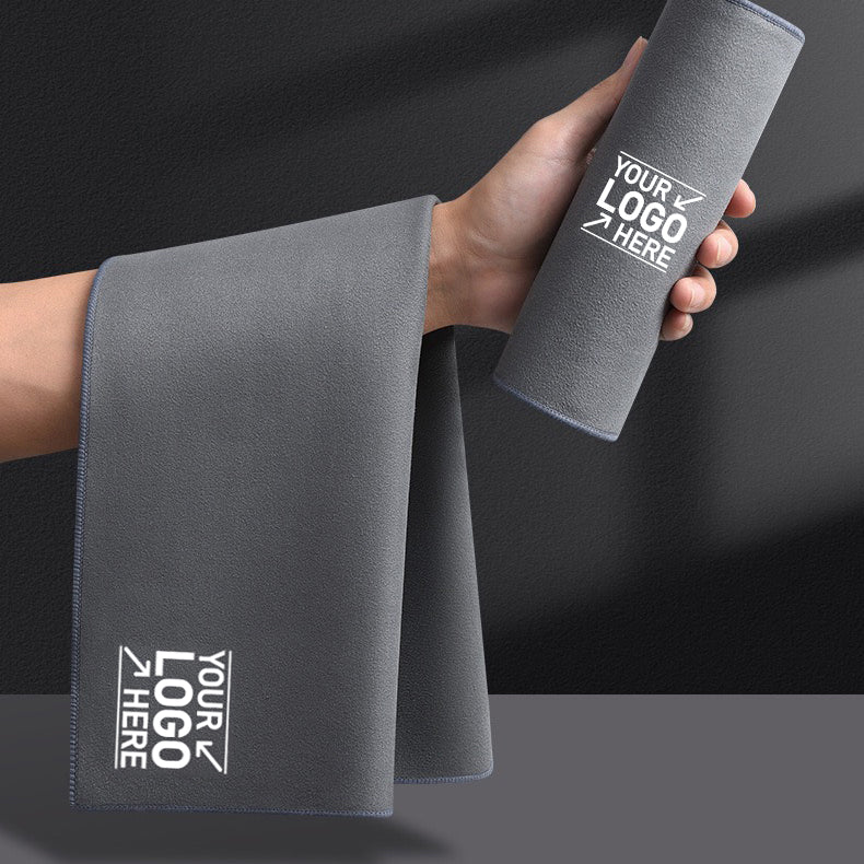 Branded Custom Printed Microfiber Suede Cleaning Cloth and Towels For ...