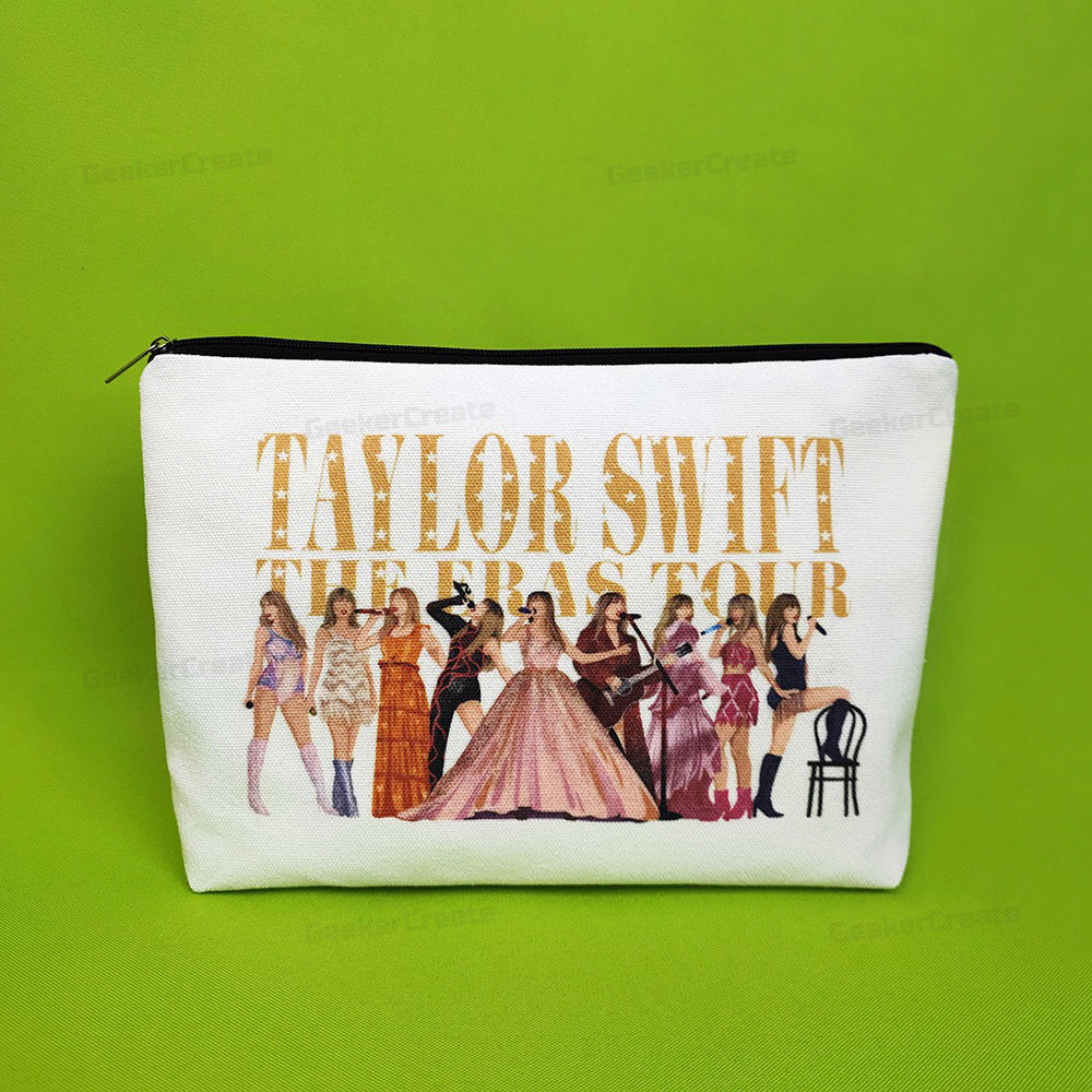 Custom Canvas Makeup Bag Printed Cosmetic Bags Toiletry Bags with Zipper