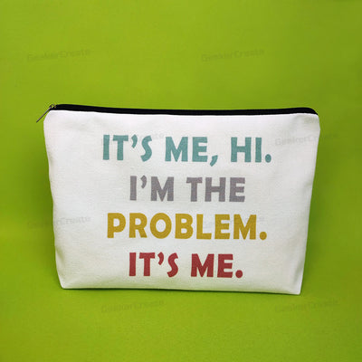 Custom Canvas Makeup Bag Printed Cosmetic Bags Toiletry Bags with Zipper