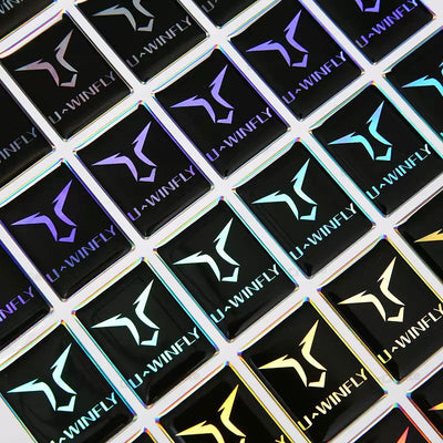 Custom UV Printed Epoxy Resin Vinyl Stickers 3D Domed Labels Decal