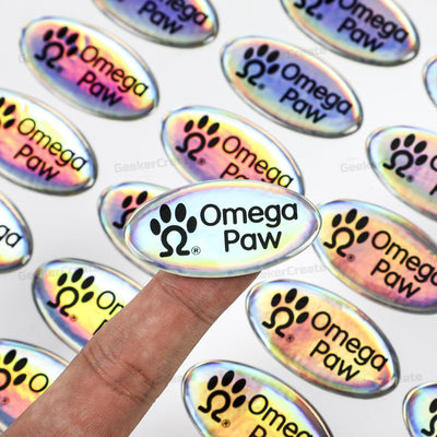 Custom Domed 3D Epoxy Sheet Stickers Die Cut Shaped Resin Labels