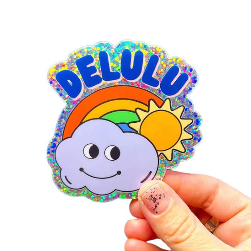 Custom Printed Logo Glitter Stickers Sparkling Spots Vinyl Decals Labels