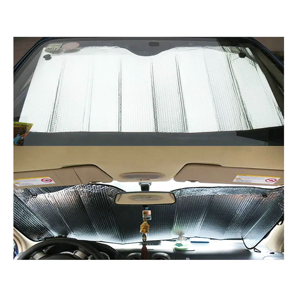 Custom Auto Windshield Sunshade, Car Window Sun Visor Protector Cover ...