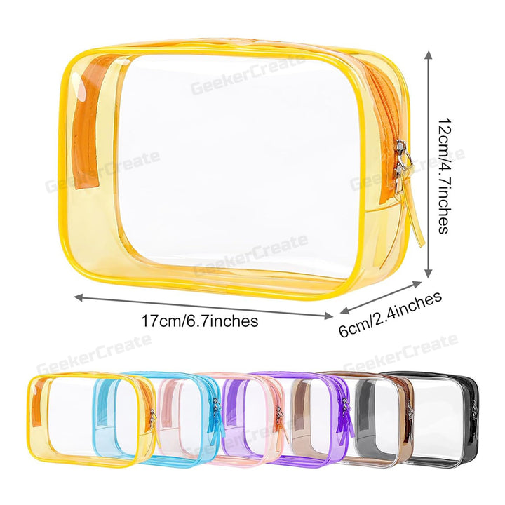 custom travel bag makeup cosmetic bag pvc factories Custom Printed Waterproof PVC Toiletry Bag Clear Makeup Travel Bags 100pcs