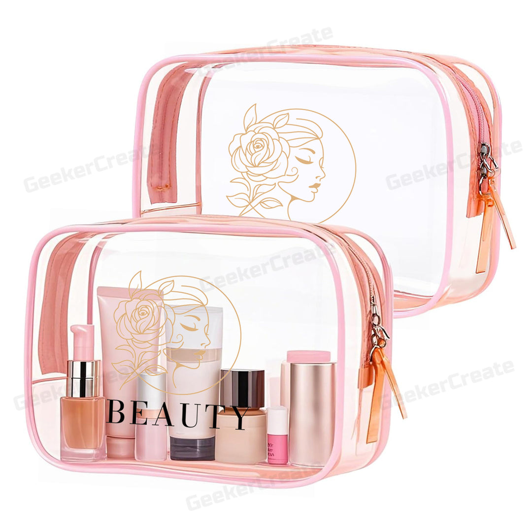 custom travel bag makeup cosmetic bag pvc factories Custom Printed Waterproof PVC Toiletry Bag Clear Makeup Travel Bags 100pcs