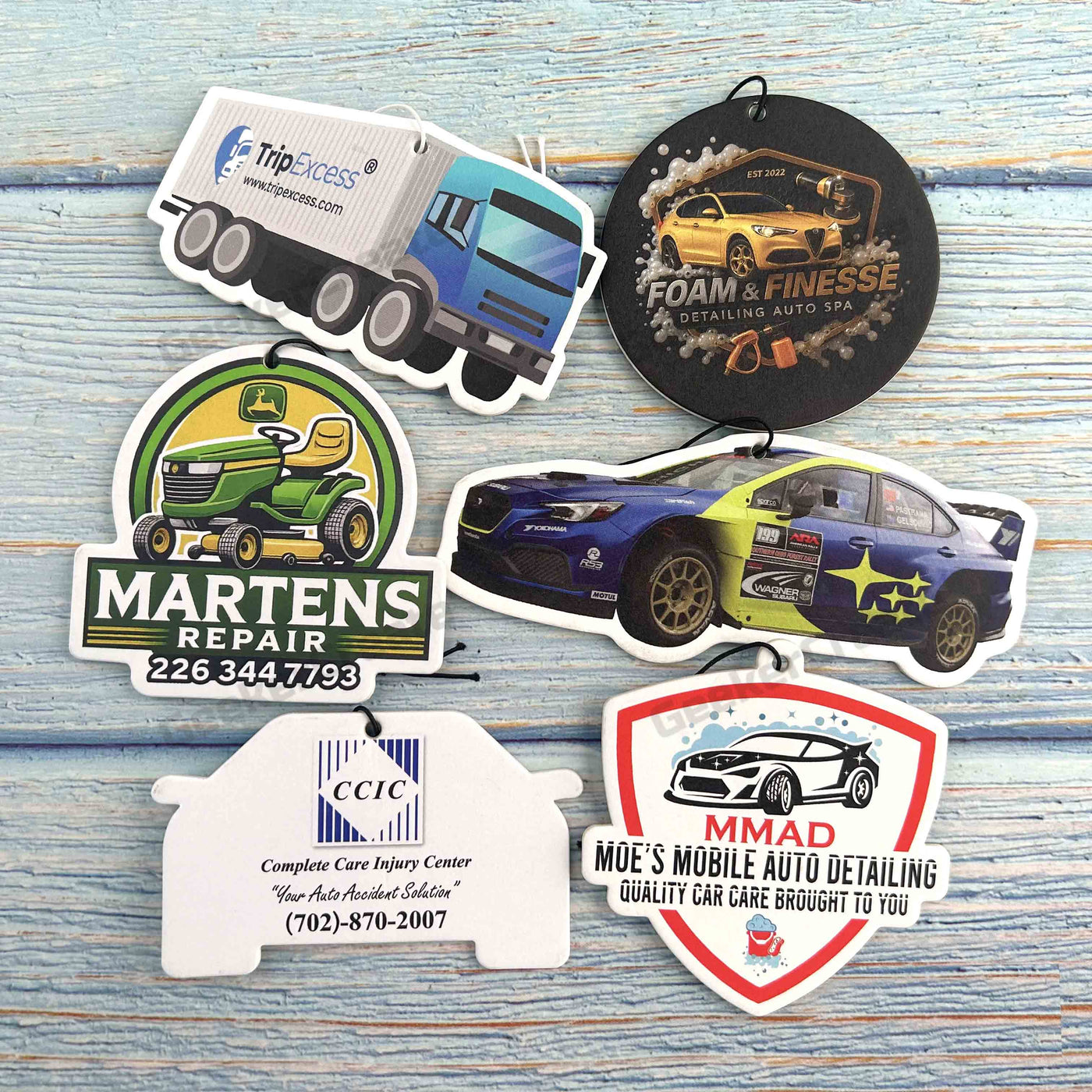 Custom Air Freshener Car Paper Air Fresheners With Logo Image For Gifts