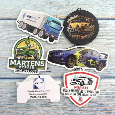 Custom Air Freshener Car Paper Air Fresheners With Logo Image For Gifts