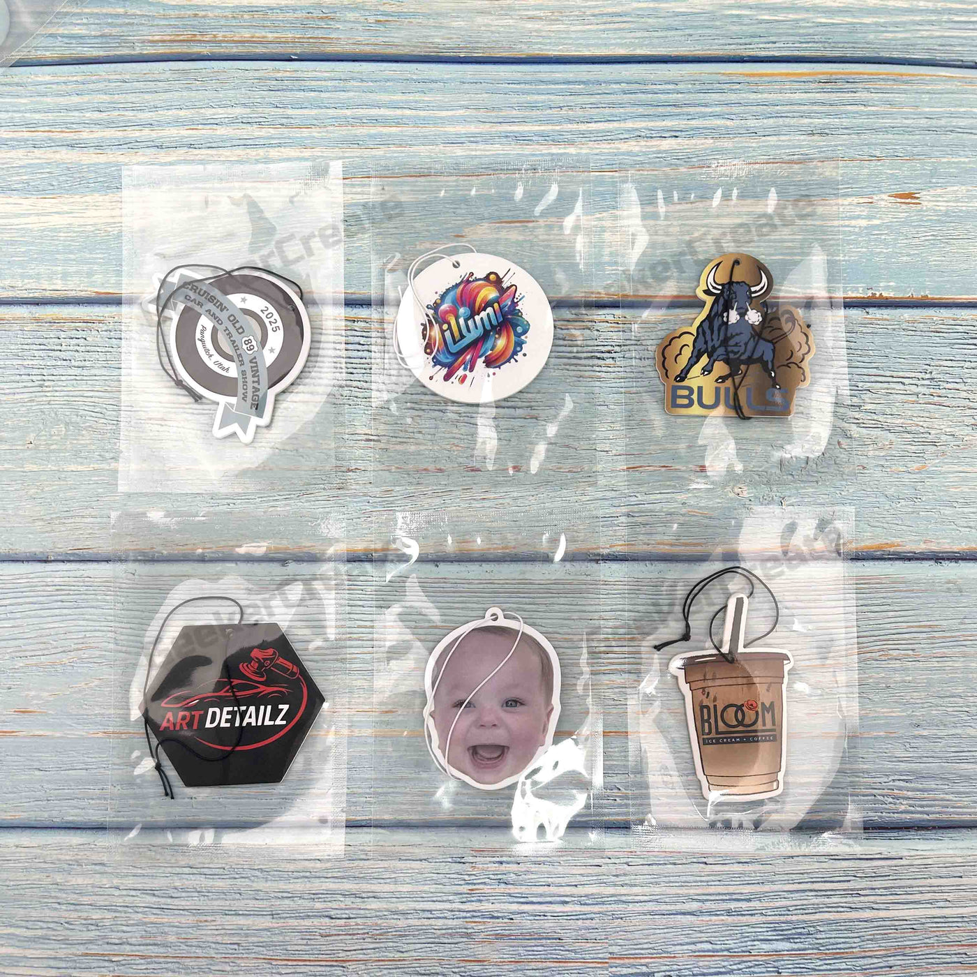Custom Air Freshener Car Paper Air Fresheners With Logo Image For Gifts