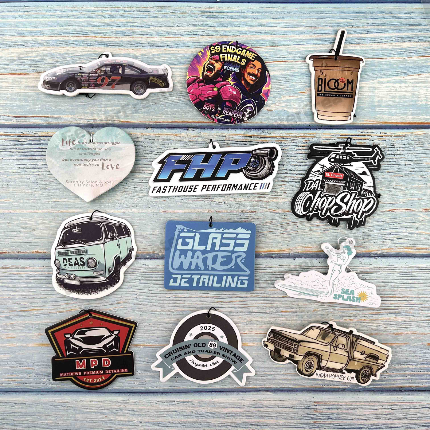 Custom Air Freshener Car Paper Air Fresheners With Logo Image For Gifts