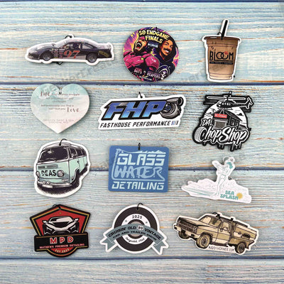 Custom Air Freshener Car Paper Air Fresheners With Logo Image For Gifts