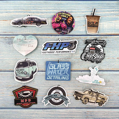 Custom Air Freshener Car Paper Air Fresheners With Logo Image For Gifts