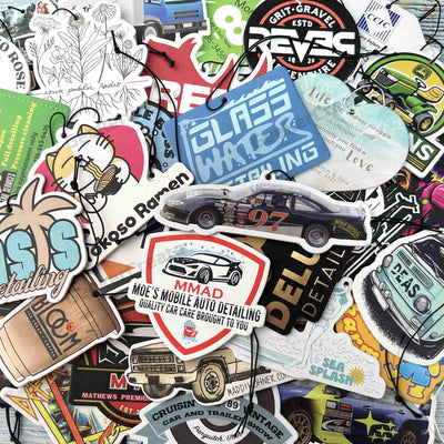 Custom Air Freshener Car Paper Air Fresheners With Logo Image For Gifts