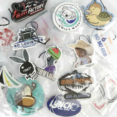 Custom Air Fresheners Car Hanging Scented Paper Freshener With Logo For Business