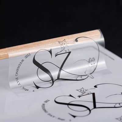 Custom Logo Clear Stickers Transparent Vinyl Decals Waterproof Labels