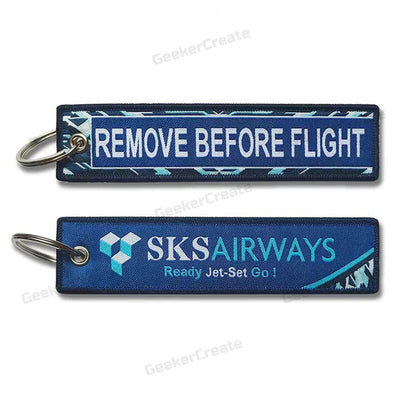 Custom Patch Keychain Embroidered Woven Printed Key Tag with Logo