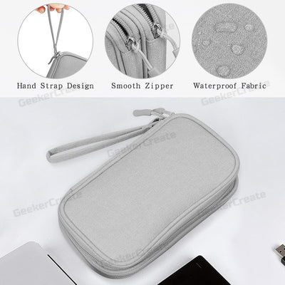 Custom Digital Accessory Storage Bag Electronic Organizer Travel Case