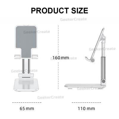 Custom Logo Foldable Cell Phone Holder Promotional Desk Table Stand