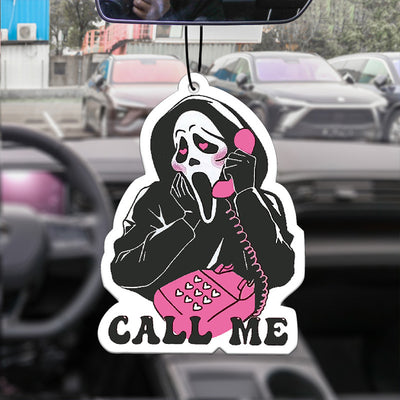 Custom Spooky Halloween Air Freshener Hanging Scented Car Freshener