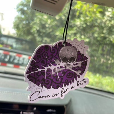 Custom Spooky Halloween Air Freshener Hanging Scented Car Freshener