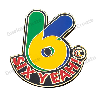 Custom Metal Lapel Pins Hard Enamel Badges For Souvenir & Business Gift