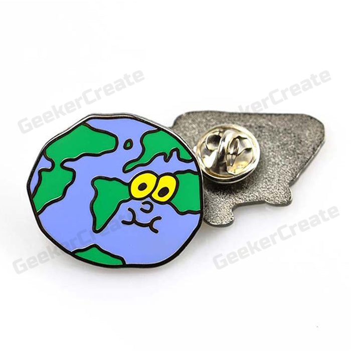 Custom Metal Lapel Pins Hard Enamel Badges For Souvenir & Business Gift