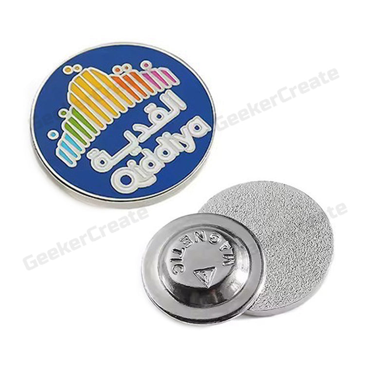 Custom Metal Lapel Pins Hard Enamel Badges For Souvenir & Business Gift