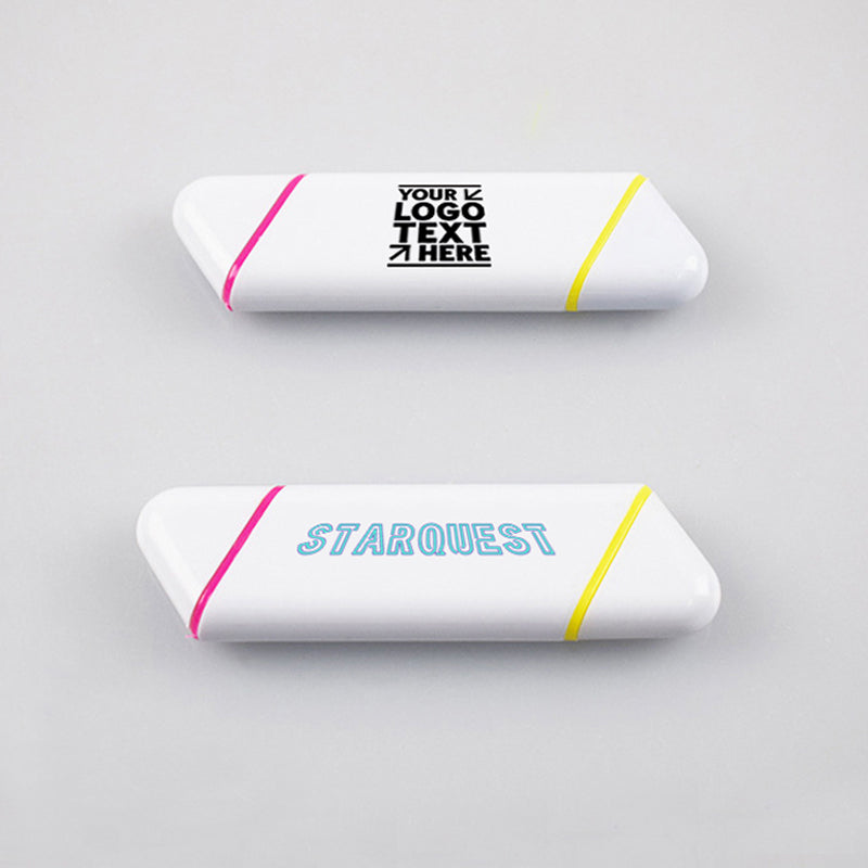 Custom Promotional Bi-Lighter Dual-Ended Highlighter Pen For Gifts