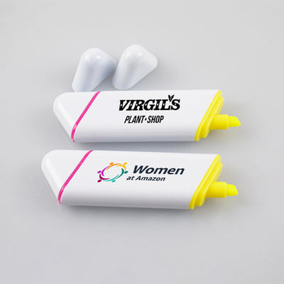 Custom Promotional Bi-Lighter Dual-Ended Highlighter Pen For Gifts