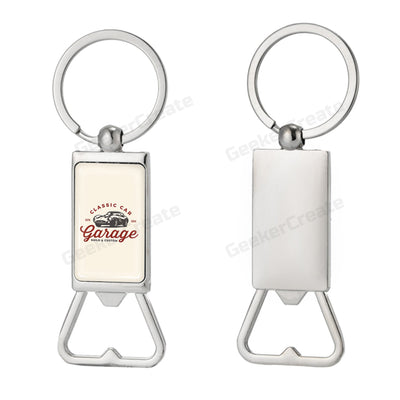 Custom Brand Epoxy Dome Metal Keychain Bottle Openers For Gift