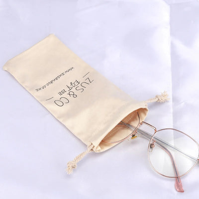 Custom Microfiber Sunglasses Drawstring Pouch Gift Storage Package Bag