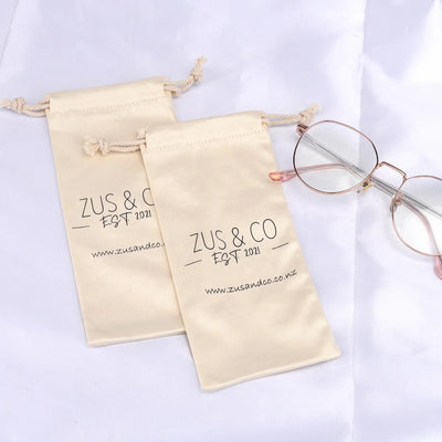 Custom Microfiber Sunglasses Drawstring Pouch Gift Storage Package Bag