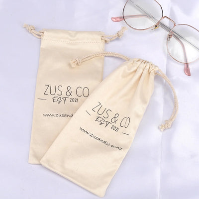 Custom Microfiber Sunglasses Drawstring Pouch Gift Storage Package Bag