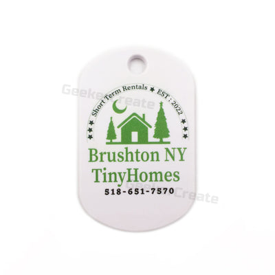 Custom Logo Vintage Hotel Keychains Plastic Key Tag For Promotion Gift