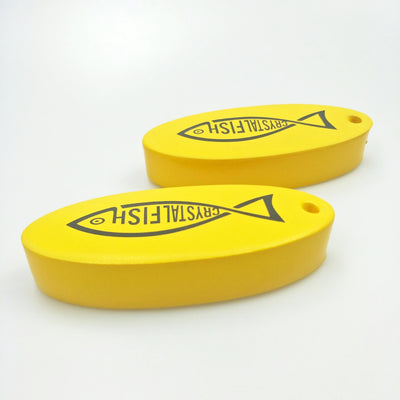 Custom Promotional PU Foam Oval Floating Boat Keychain For Giftaways