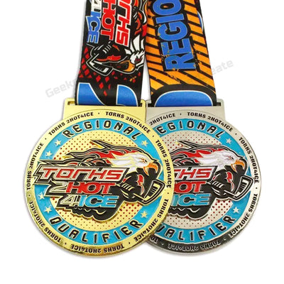 Custom 2D Soft Enamel Medal Sports Awards Corporate Recognition Medals