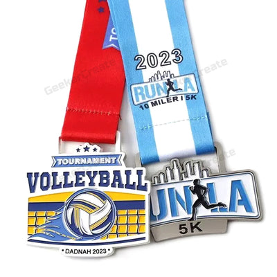 Custom 2D Soft Enamel Medal Sports Awards Corporate Recognition Medals