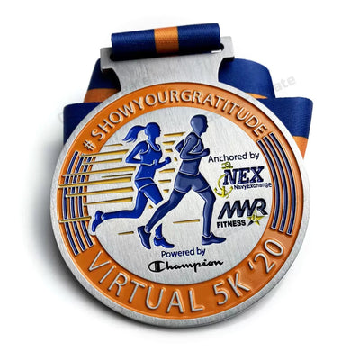 Custom 2D Soft Enamel Medal Sports Awards Corporate Recognition Medals
