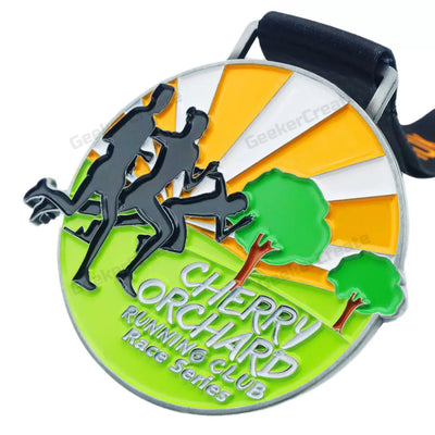 Custom 2D Soft Enamel Medal Sports Awards Corporate Recognition Medals
