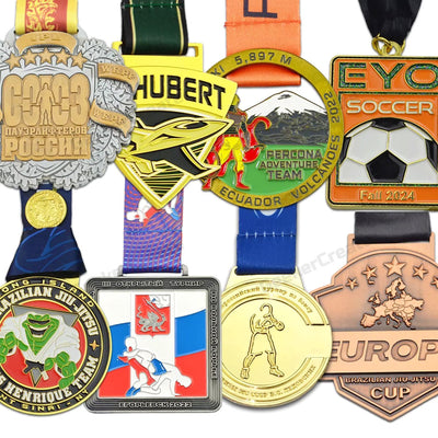 Custom 2D Soft Enamel Medal Sports Awards Corporate Recognition Medals
