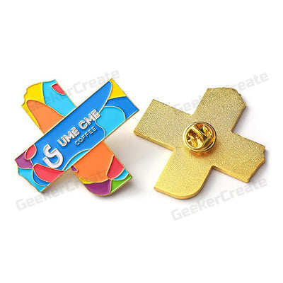 Custom Metal Lapel Pins Soft Enamel Badges For Souvenir & Business Gift